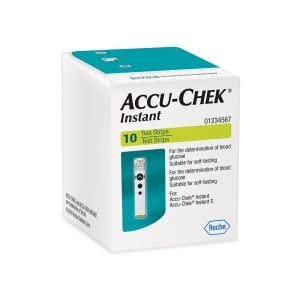 Accu-Chek Instant Test Strips, 10 Count (Multicolor)