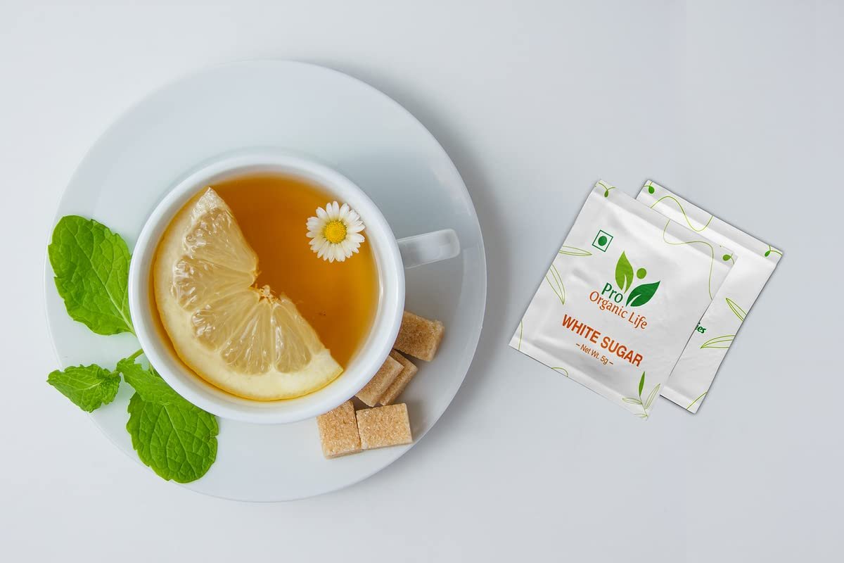 PRO ORGANIC LIFE White sugar sachet Pack off-5Gram(400) Packets