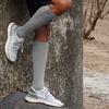 KUE Graduated Compression Socks For Women & Men 18-21 mmHg |Everyday Summer Socks - Running & Fitness Improved Blood Circulation, Pain Relief |Knee Length(Single Pair - Grey - S/M) view 3