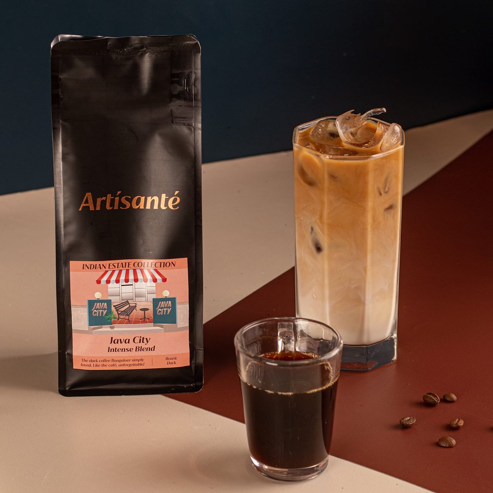 Artisante | Indian Selection Coffee | 1 kg (Java City Intense Blend | Dark Roast | Aeropress)