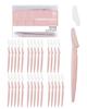 Eyebrow Razor for Women, 30 Pcs Dermaplane Razor for Women Face, Multipurpose Face Wheat Pink Razors for Women and Men by MoHern view 1