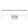 Crystal Zone Stainless Steel Reusable Straw BPA Free Metal, Long, Dishwasher Safe Drinking, 8.5 Inches (4 Bend and 4 Straight and 2 Cleaning Brushes) Reusable SS Straw Set (Pack of 2 Set) view 2
