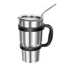 Crystal Zone Stainless Steel Reusable Straw BPA Free Metal, Long, Dishwasher Safe Drinking, 8.5 Inches (4 Bend and 4 Straight and 2 Cleaning Brushes) Reusable SS Straw Set (Pack of 2 Set) view 4