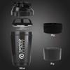 COOL INDIANS Fitness Combo Gym Shaker Bottle with Wrist Band Support Gym & Sports Kit l Weightlifting l Powerlifting l Wrist Band l Gym Shaker l Shaker Bottle l Gym Bottle (500) ML (Black) view 4