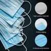 Disposable Blue Mask Surgical mask pack of 50 pieces Disposable Masks 3 ply layeonic Use and Throw Masks Pack of 50 Pcs Pin Certified by CE ISO GMP Best for Men Women(50-blue). view 2