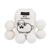 Wool Dryer Balls 6 Pack XL Laundry Balls,New Zealand Wool Natural Organic Fabric,Baby Safe Without Chemical Additives,Clothing Anti Winding,Remove Static Electricity,Reduce Folds,Shorten Dryer Time view 1