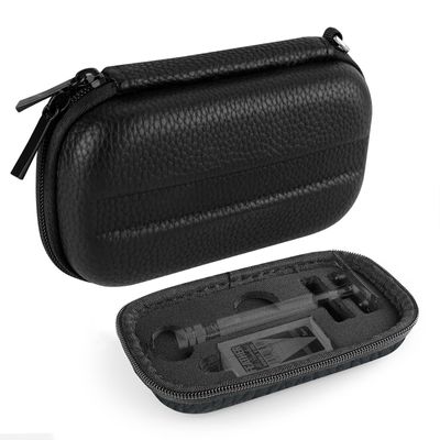Linkidea Hard Travel Case Compatible with Vikings Safety Razors, Merkur, Shaving Revolution Double Edge Shaving Razor Storage Box Organizer for Safety Razor and Shaving Accessories, Black, Storage bag