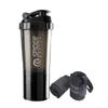 Cool Indians Protein Shaker Bottle with Wrist Support Band for Gym Sport & Exercise l Weightlifting l Powerlifting l Wrist Wrap l Gym Shaker l Shaker Bottle l Gym Water Bottle. (Black) view 1