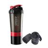 COOL INDIANS Protein Shaker Bottle with Wrist Support Band for Sport & Exercise l Weightlifting l Powerlifting l Wrist Wrap l Gym Shaker l Shaker Bottle l Gym Bottle (500) ML. (RED Black) view 1