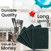 DOMUM Easy Shine Dish Wash Scrub Green Pad, Multipurpose Scrub, Utensil Scrubber, Green Scrub (Pack of 20). view 3