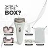 Havells FD5051 Epilator, Hair Removal for Women, Wet & Dry, Cordless, Rechargeable (White) view 2