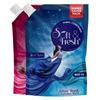 Soft & Fresh combo Pack of Blue Wave & Pink Coral 2X900ml, best Fabric Conditioner softener increase Freshness and softness 900ml refill pouch Pack of 2 view 1
