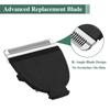 2 Pack Replacement Blades for Meridian Trimmer, Hygienic Ceramic Replacement Blades Compatible with Meridian Body Trimmer (Onyx & Sage), Black view 3