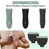 2 Pack Replacement Blades for Meridian Trimmer, Hygienic Ceramic Replacement Blades Compatible with Meridian Body Trimmer (Onyx & Sage), Black view 4