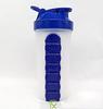 Eco Shopee SHOPPING SIMPLIFIED Pill Box Organizer with Water Bottle Weekly Seven Compartments with Drinking Bottle - (P 600) (Blue) view 3