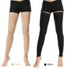 Compression Sock, Morelian 1 Pair Thigh High Socks Men Women 20-30mmHg Stockings Sleeves for Varicose Vein Swelling, Black, XL view 2
