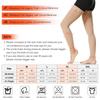 Compression Sock, Morelian 1 Pair Thigh High Socks Men Women 20-30mmHg Stockings Sleeves for Varicose Vein Swelling, Black, XL view 3