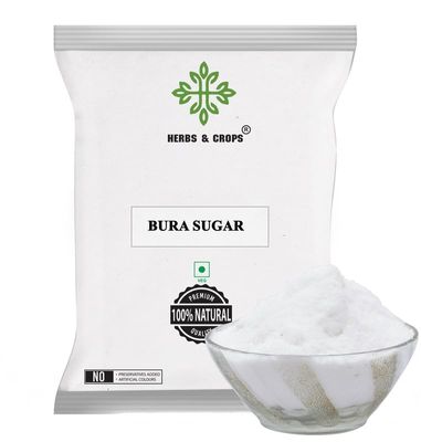 Herbs and Crops Select Sulphurless Bura Sugar Powder for Mithai/Lassi, 3Kg