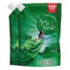 Soft & Fresh Combo Pack of Green Jade 2X900ml, best Fabric Conditioner softener increase freshness and softness 900ml refill pouch pack of 2 view 1