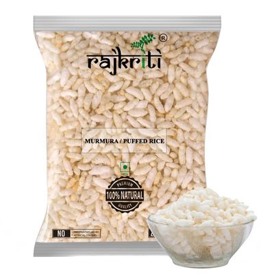 Rajkriti Natural Puffed Rice/Murmura/Ubbina Annam - Naturally Gluten-free, 1 Kg