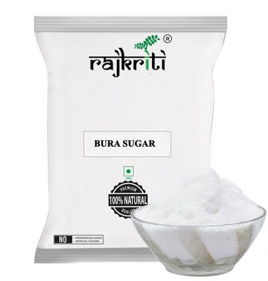 Rajkriti Natural Sulphurless Bura Sugar Powder for Mithai/Lassi, 2Kg