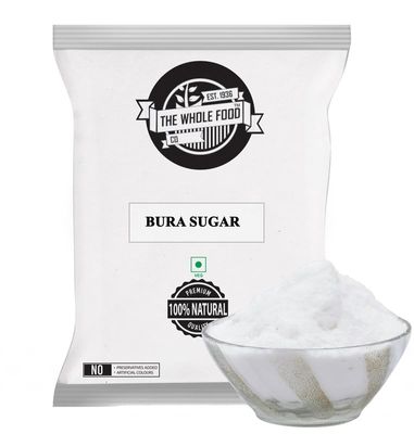 The Whole Food Co. Special Sulphurless Bura Sugar Powder for Mithai/Lassi, 3Kg