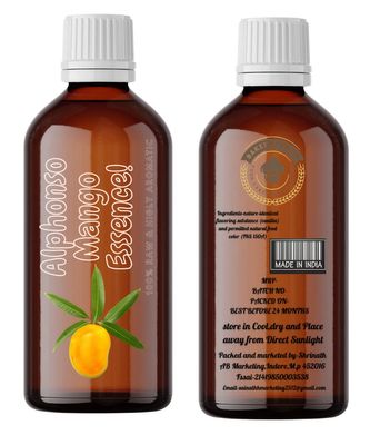 Fragaboo Food Flavours Alphonso Mango Baking Essence-100ml/3.30oz