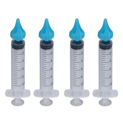 Ear Wax Remover Syringe, Easy Use Multifunctional Ear Syringe 4pcs for Travel for Adults