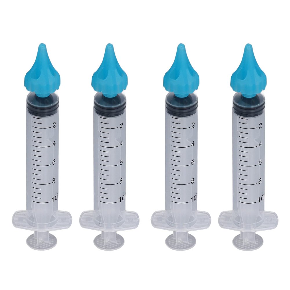 Ear Wax Remover Syringe, Easy Use Multifunctional Ear Syringe 4pcs for Travel for Adults