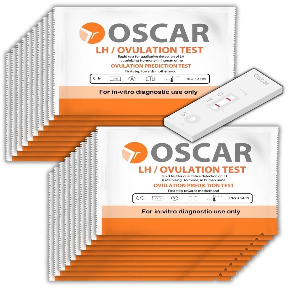 Oscar ovulation test kit for women planning pregnancy - Pack of 20 Cassette