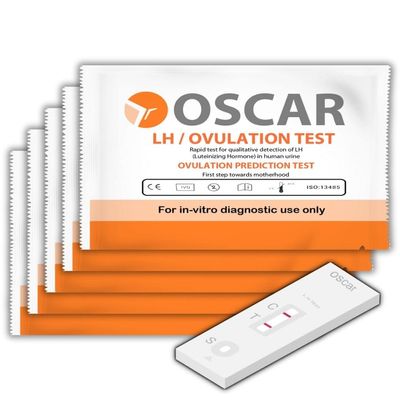 Oscar ovulation test kit for women planning pregnancy - Pack of 5 Cassette