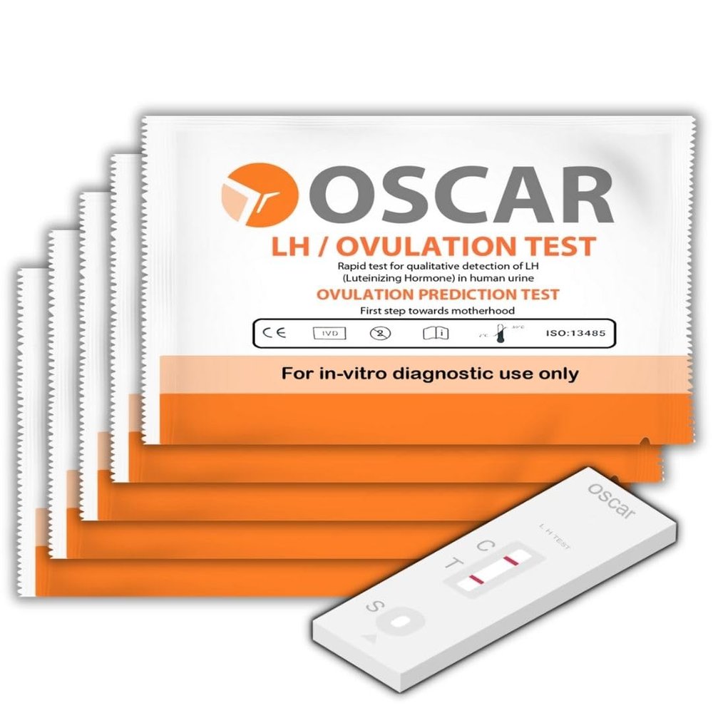 Oscar ovulation test kit for women planning pregnancy - Pack of 5 Cassette