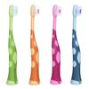 55Dental Kids Toothbrush Set of Soft Giraffe Toothbrush for Kids 3-12. Easy-Grip, Bristle Cover, Self-Standing & Splited Bottom for Cup Rim. by Lix, 4 Colors view 1