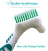 Mckkor Premium Hygiene Denture Cleaning Brush Set, Multi-Layered Bristles & Ergonomic Rubber Handle, for Denture Care(Pack of 2) view 2