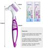 Mckkor Premium Hygiene Denture Cleaning Brush Set, Multi-Layered Bristles & Ergonomic Rubber Handle, for Denture Care(Pack of 2) view 3
