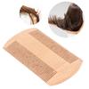 Beard-shaped comb, comfortable use of lice removal on both sides reduces the tangled comb for mustache when traveling view 2
