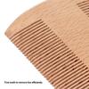 Beard-shaped comb, comfortable use of lice removal on both sides reduces the tangled comb for mustache when traveling view 4