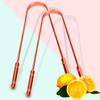 Copper Tongue Cleaner for Adults and Kids Fights Bad Breath Oral Care Tongue Cleaner, Easy to Use Travel Friendly- Pack of (2) view 1