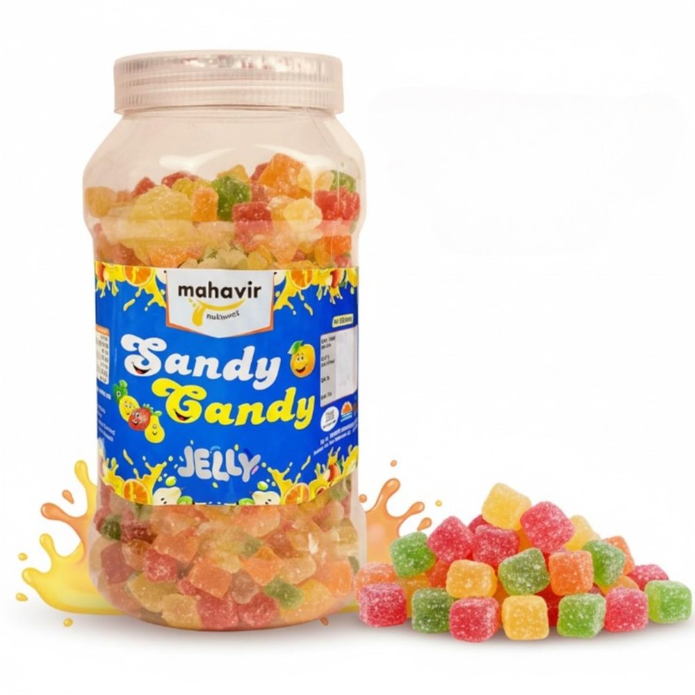 Froods Mix Fruits Jelly Candy, Sugar Coated Jelly, Ready to Eat Jellies, Dessert Topping, Soft Chewy Fruity Sweets for Kids & Adults, 1kg Pack