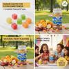 Froods Mix Fruits Jelly Candy, Sugar Coated Jelly, Ready to Eat Jellies, Dessert Topping, Soft Chewy Fruity Sweets for Kids & Adults, 1kg Pack view 2