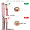 LinMei Facial Hair Remover Replacement Heads for Finishing Touch Flawless Facial Hair Removal Tool for Women (Shaver Head 4PCS + Velvet Bag + 2 Brushes) view 2