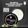 UrbanMooch Travel Essential Shaving Kit For Men | Wooden Razor, Premium Shaving Cream, Sheesham Wood Shaving Brush, Shaving Kit Pouch | Made In India view 3