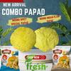 JBBB Moong Plain Indian Papad + Moong Special Papad 800g Masala Papad | Homemade Crispy Tasty Moong Papad for Daily Eating | Easy Digestive Mong Papad Combo (800 gm) view 2