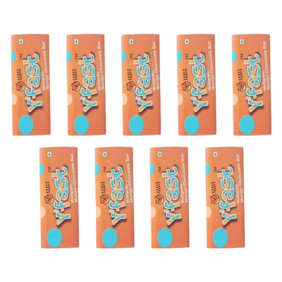 Choco Teddy's YFast Bars (9 Choco Bars) Multigrain Chocolate Bar Pack of 9-495 g (Mango)