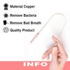 Copper Tongue Cleaner & Bathroom Mug(1.5 L, Grey) for Adults and Kids Fights Bad Breath Oral Care Tongue Cleaner, Easy to Use Travel Friendly view 4
