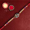 SFU E Com Assorted Chocolate Gift | Rakhi Chocolate for Brother | Designer Peacock Rakhi with Chocolates | Roli, Chawal, Chandan, Misri | 317 view 2
