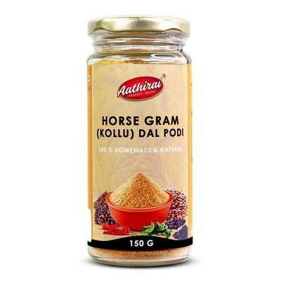 Aathirai Horse Gram/Kollu Paruppu Podi - 150 Gms | No Preservatives | 100% Fresh & Natural | Homemade Paruppu Podi/Instant Dal Rice Mix/Dal Rice Powder/Chutney Powder