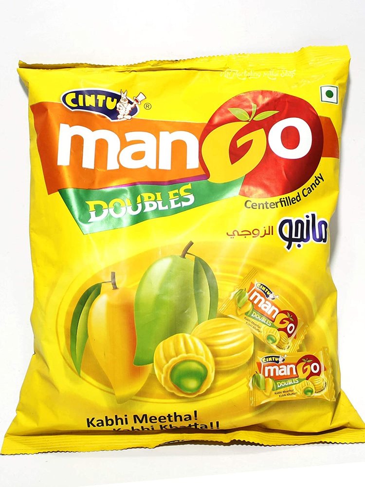 Cintu Mango Doubles Centerfilled Candy 150 Pieces - 600 Gm
