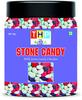 THE HERB PLANET Rock Candy - Stone Candy Milk Stone Chocolate 400 gm | Rock Shape Chocolate Chocolates For Kid And Cake Decoration choco Rocks [Jar Pack] view 1