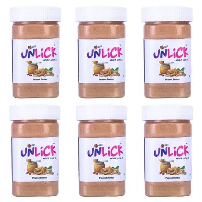 Choco Teddy's Unlick Chocolate Spread Chocolate Combo Pack of 6-900 g (Pack of 6 Peanut Butter)